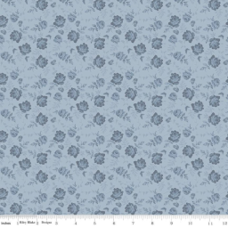 Anne of Green Gables - Tone-on-Tone Roses - Blue